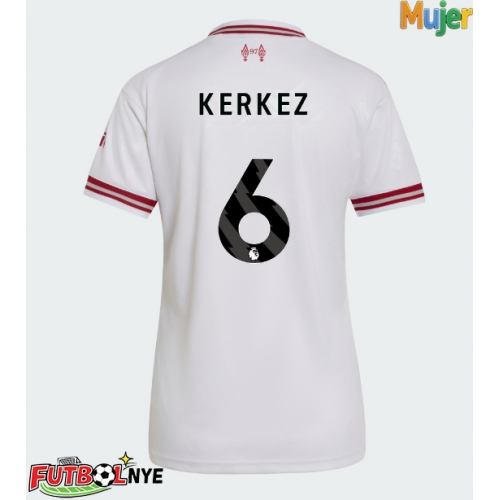 Camiseta Liverpool Milos Kerkez #6 Visitante Equipación para mujer 2026-27 manga corta